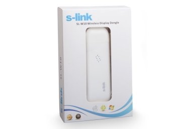 S-link SL-W10 Kablosuz HDMI Beyaz Görüntü+Ses Aktarıcı