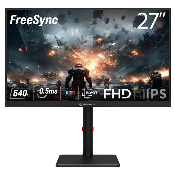 Rampage Prime PR27R540FH 27'' 540Hz 0,5ms FAST IPS FHD RGB Pivot