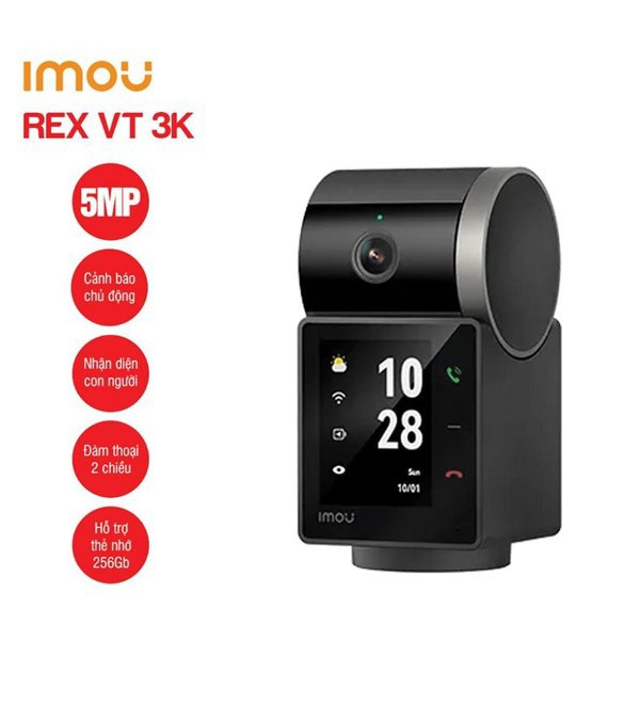 IMOU IPC-S2VP-5M0WR 5 MP İç Ortam PT Kamera (Rex VT)