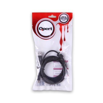 QPORT Q-USBKM 1.5 METRE 5PİN KAMERA USB 2.0 ŞARJ DATA KABLOSU