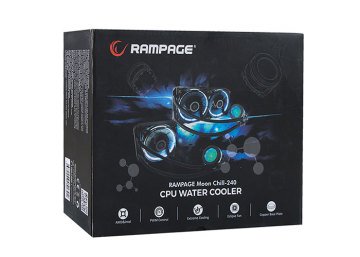 Rampage Moon Chill-240 Socket AM4/INTEL 2011 2*120x120x25mm Su Soğutma CPU Soğutucu