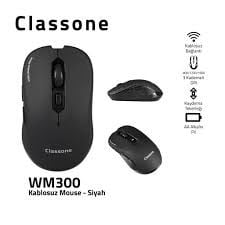 Classone WM300 Serisi Kablosuz Mouse - Siyah