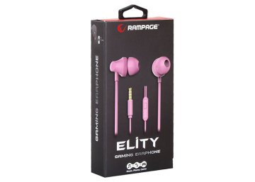 Rampage SN-R99 Elity Pembe Kulak İçi Mikrofonlu Kulaklık