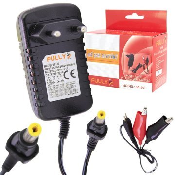 Fully 60100 6V-1A Akü Şarj Adaptörü-Akülü Araba Şarj Adaptörü