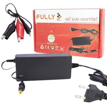 Fully 12300 12V-3A Akü Şarj Adaptörü- Akülü Araba Şarj Adaptörü