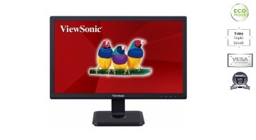 ViewSonic VA1901-A 18.5'' Hd Led Monitör...CP Silver Of Best Monitör 2016 Ödüllü Şık Piano Black Çerçeveli Çevre Dostu ve Enerji Tasarruflu Vesa Uyumlu Hd Led Monitör