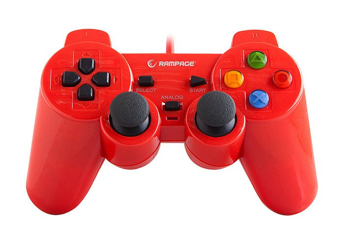 Snopy Rampage SG-R602 PS3/PC Kırmızı USB 1.8m Joypad