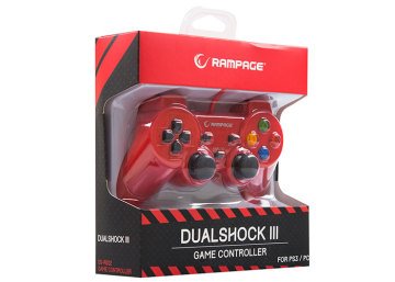Snopy Rampage SG-R602 PS3/PC Kırmızı USB 1.8m Joypad