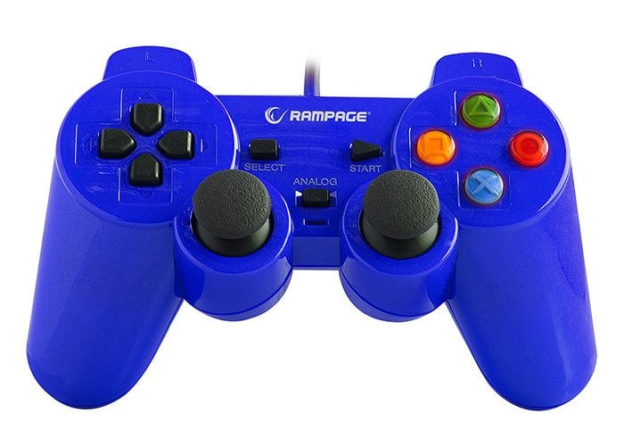 Snopy Rampage SG-R602 PS3/PC Mavi USB 1.8m Joypad