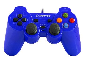 Snopy Rampage SG-R602 PS3/PC Mavi USB 1.8m Joypad