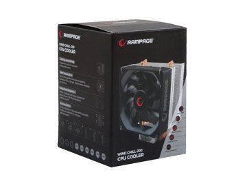 Everest Rampage Wind Chill-200 Socket AM4/2011 Cpu Fan (120*120*25mm)