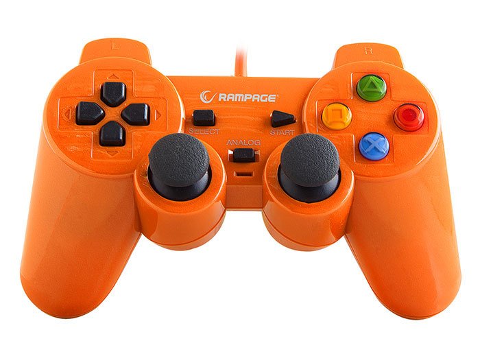 Snopy Rampage SG-R602 PS3/PC Turuncu USB 1.8m Joypad