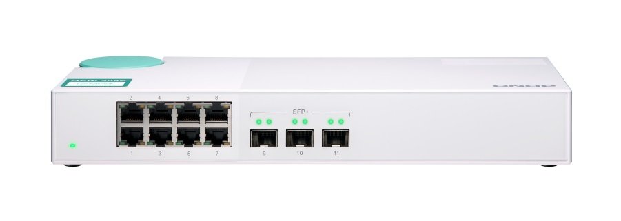 Qnap Qsw-308s 11 Port Gigabit Switch - 10 GbE Sfp