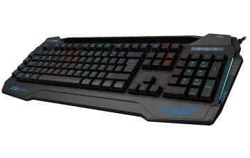 Rampage KB-R63 STAGE RGB Renk 4 Makro Fonksiyon Sese Duyarlı Işıklı Q USB +Ses Mik Çıkışlı Oyuncu Klavyesi