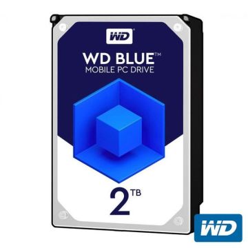 WESTERN DİGİTAL 2TB Blue Sata 3.0 5400RPM 128MB 2.5'' Dahili Notebook Diski