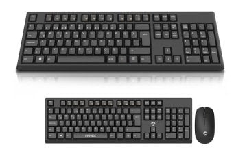 Everest KM-2510 Siyah Kablosuz Q Multimedia Klavye + Mouse Set