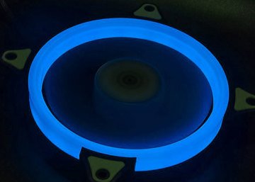 Rampage 4C-15 120*120*25mm Mavi Kasa Fanı