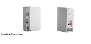 Mikado MDK106-4TA 4-10.1cm 10W Max:50W 100V+8ohm Beyaz 2li Duvar Hoparlör