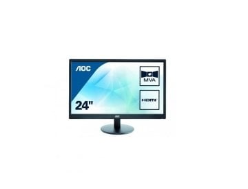 AOC 23.6'' Full Hd Monitör - AOC M2470SWH 23.6'' Full Hd Hdmi 5ms Vesa MVA Monitör