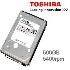 Toshiba 2.5'' 500GB SATA 2.0 8MB Önbellek 5400Rpm Harddisk