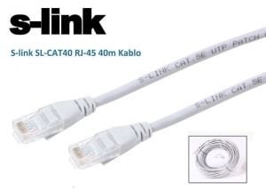 S-link SL-CAT40 RJ45 40m Kablo CAT5 KABLO