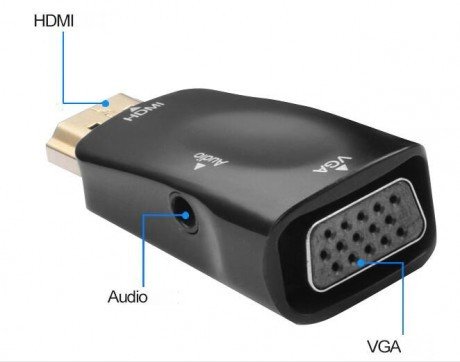 Hiper HC21 Hdmi to Vga + Audio Kompakt Tasarım Görüntü ve Ses Aktarıcı Converter