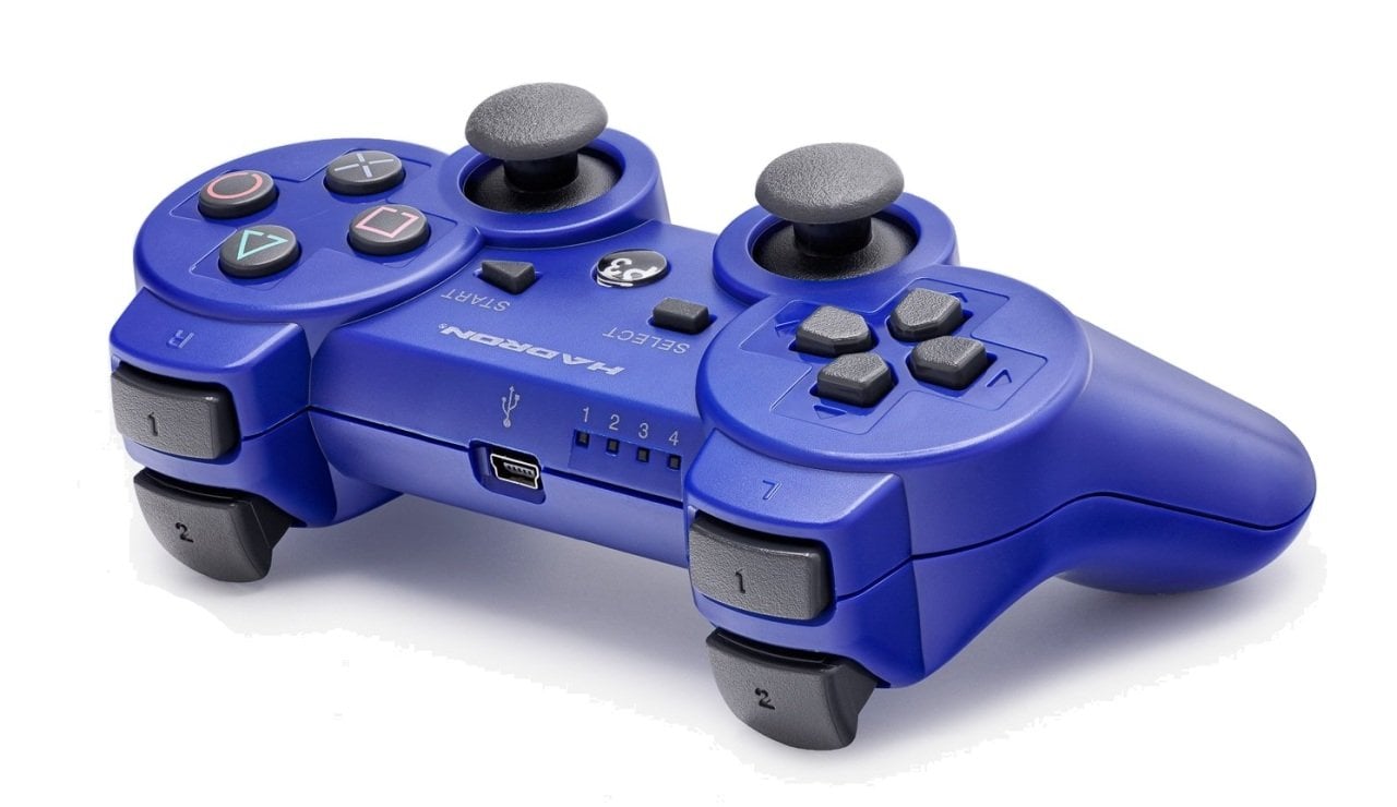 Hadron Hd306m Ps3 Kablosuz Analog Oyun Kolu Joypad Dual Shock Joystick Gamepad - Bluetooth Mavi Renk