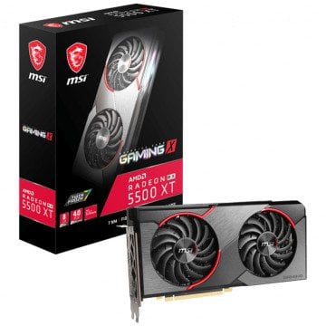 MSI Radeon RX 5500 XT Gaming X 8GB 128Bit GDDR6 PCI-E 4.0 Ekran Kartı