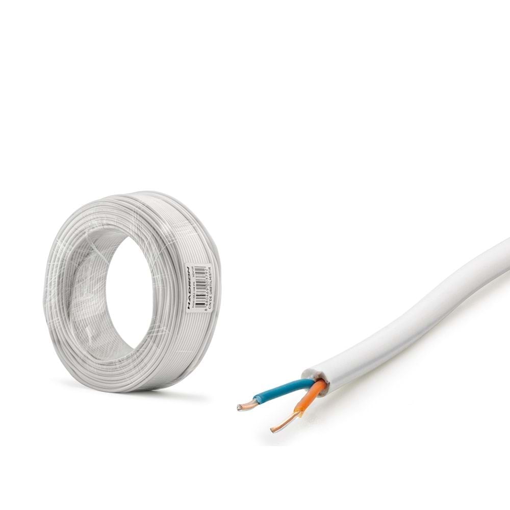 HADRON HR4108/20 TELEFON KABLOSU 100MT YUVARLAK