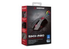 Rampage SMX-R80 Usb Gri/Siyah 3200dpi RGB Makrolu Gaming Mouse