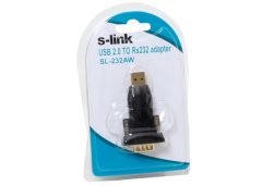 S-link SL-232AW Usb to Rs232 DB9 9 Pin Com Port Çevirici Adaptör