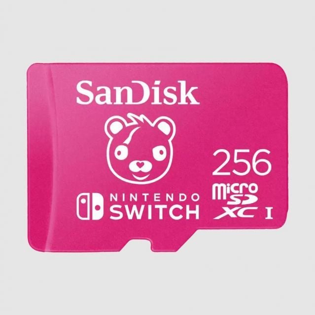 SDSQXAO-256G-GN6ZG 256GB Nintendo MicroSD UHS I Card Fortnite Edition