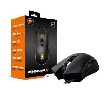 Cougar Revenger S Fps Rgb Gaming Mouse - 12000dpi 2000Hz 4K Yenileme Hızı