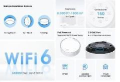 DECO-X50-POE-1P AX3000 Whole Home Mesh Wi-Fi 6 System with PoE