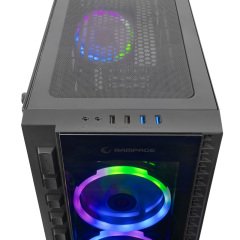 Rampage X-TITAN RC99 600W 80 Plus Bronze Temper Camlı 4 Adet RGB Fanlı USB 3.0 Gaming Oyuncu Kasası