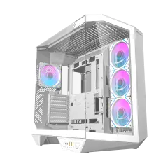 Quantum Proxima TYPE-C+2xUSB3.0+HD Audio 4xARGB Fan 390mm VGA Temperli Cam 850W Beyaz