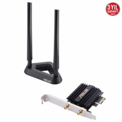 ASUS PCE-AX58BT WIFI6 DUAL BAND-GAMİNG-KABLOSUZ PCIE ADAPTÖR+BLUETOOTH