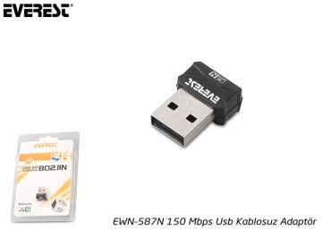 Everest EWN-587N 150 Mbps Usb Kablosuz Adaptör