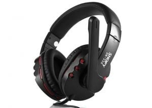 Snopy SN-338 Siyah/kırmızı Mikrofonlu Kulaklık