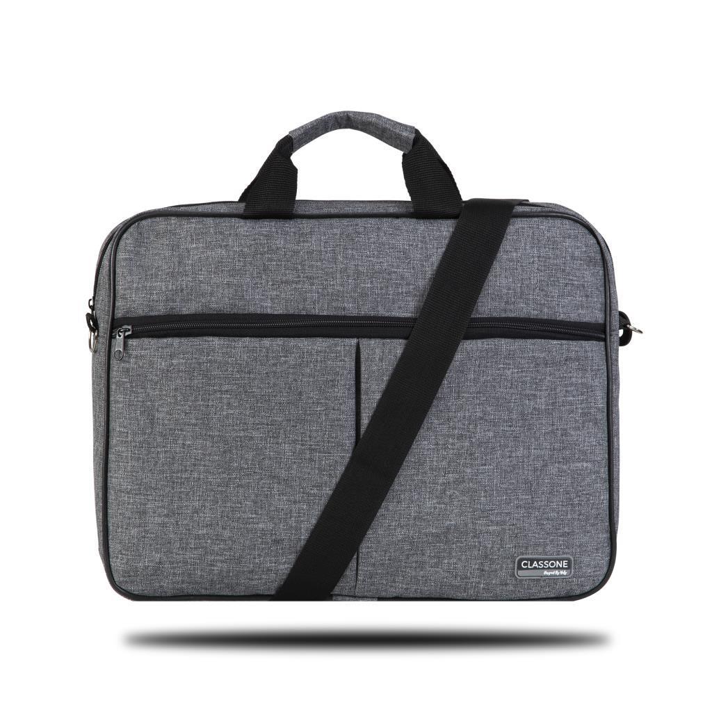 Classone BND304 Eko2 Serisi Laptop Notebook Çantası-15.6 inch Uyumlu-Gri