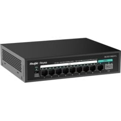 Ruijie Reyee RG-ES110GS-P-L 10 Port Gigabit Yönetilmeyen PoE+ Switch 8 Port PoE+ 120W 1 SFP