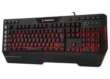 Everest Rampage MACROMY KB-R33 Siyah Sese Duyarlı RGB Aydınlatmalı Q Multimedia Oyuncu Klavyesi