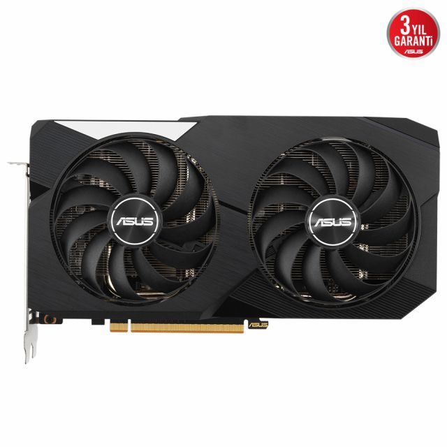 ASUS RADEON DUAL-RX6600-8G 8GB GDDR6 128bit 2491Mhz OC 1xHDMI 3xDP EKRAN KARTI