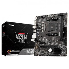 MSI A520M-A PRO DDR4 4300/1866Mhz M.2 M.ATX