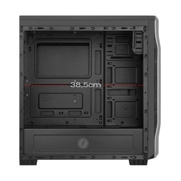 Frisby Gamemax FC-9235G 650W Midi Tower Gaming Kasa...Üç Adet 120 Mm Led Fanlı 3 Farklı Boyutta Anakart Destekli Tempered Camlı Modern Tasarım Ekstra Geniş İç Hacimli Led Aydınlatmalı Oyuncu Kasası