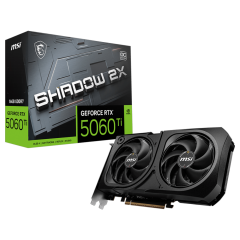 MSI RTX 5060 TI 16G Shadow 2X OC Plus G506T-16S2CP 128 Bit GDDR7 16 GB Ekran Kartı
