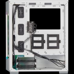 CORSAIR CC-9011174-WW ICUE 220T RGB AIRFLOW TEMPERLI CAM YAN PANEL MID TOWER OYUNCU BILGISAYAR KASASI BEYAZ