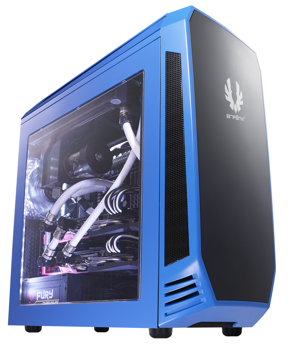 BitFenix AEGIS 1*120mm Fan Mavi 2*Usb 3.0 4Pin Fan Komutalı Pence Gaming Kasası