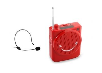 Mikado MD-384 Kırmızı Usb+SD+FM Destekli Öğretmen - Rehber Anfisi