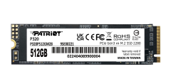 Patriot P320 512GB 3000/2200MB/s NVMe M.2 SSD Disk (P320P512GM28)